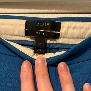 J. Crew Martie Pants in Bold Blue